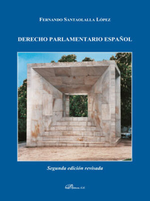 cover image of Derecho Parlamentario Español
